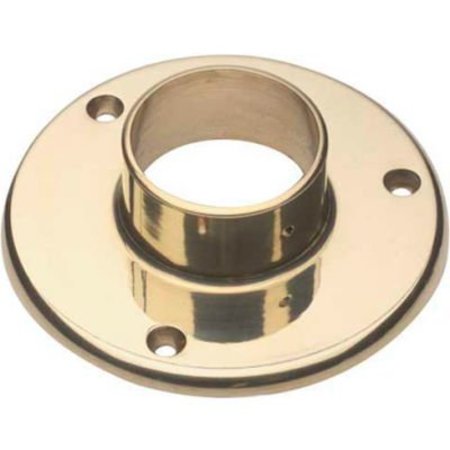 LAVI INDUSTRIES Lavi Industries, Flange, Floor, for 2" Tubing, Polished Brass 00-532/2